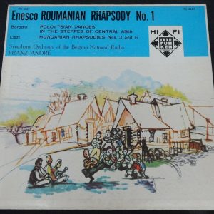 Enescu Roumanian Rhapsody Borodin Liszt Franz Andre Telefunken ‎– TC 8007 lp