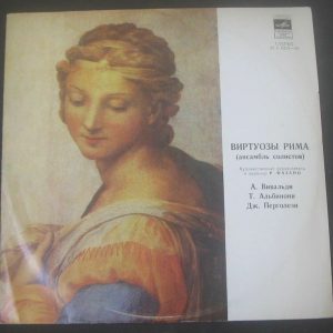 Fasano / Virtuosi di Roma Ensemble Vivaldi – Pergolese – Albinoni Melodiya lp EX