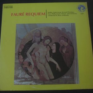 Fauré ‎– Requiem Leibowitz Sauterneau Demigny Olympic Records OL ‎– 8107 LP EX