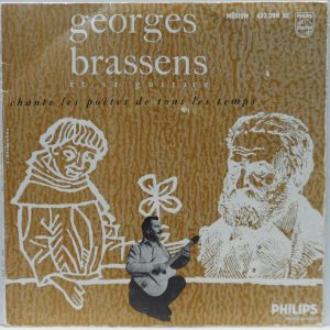 Georges Brassens – Chante Les Poètes De Tous Les Temps 7″ Philips Minigroove