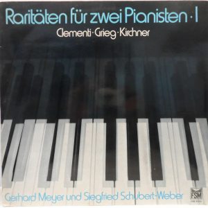 Gerhard Meyer / Siegfried Schubert-Weber – Rarities for Two Pianists FSM 53 010