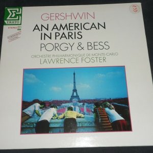 Gershwin – American in Paris, Porgy & Bess Foster  Erato NUM 75027 lp EX