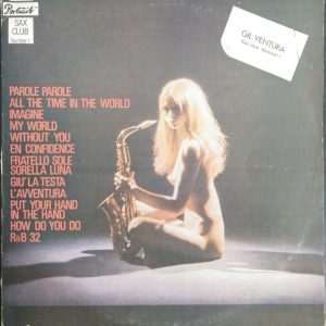 Gil Ventura Sax Club Number 1 LP Instrumental Easy Listening Nude Sexy Cover
