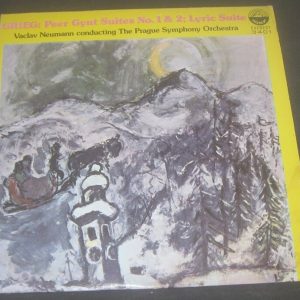 Grieg Peer Gynt Suites 1 & 2 Lyrics Suites Vaclav Neuman Everest ‎3401 LP