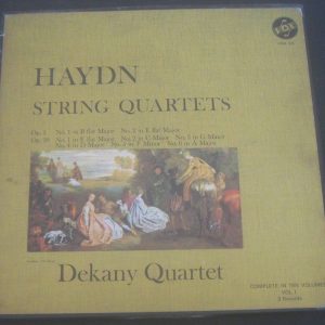 HAYDN – String Quartets   DEKANY QUARTET  Vox VBX 55 3 LP BOX USA