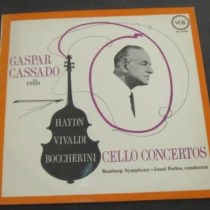 HAYDN / VIVALDI / BOCCHERINI CELLO CONCERTOS – CASSADO Perlea VOX PL 10790 lp