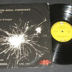 Handel , Bach Music for the royal fireworks / Suite no 3 . Lehel . Qualiton lp