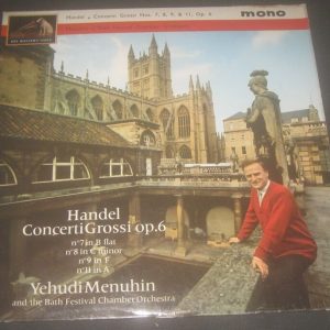 Handel –  Concerti Grossi Yehudi Menuhin HMV ALP 1927 LP ED1