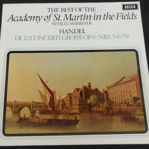 Handel  Concerti grossi op. 6 nr. 5 – 8 Neville Marriner Decca 6557 562 lp ex