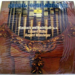 Handel ORGELKONZERTE Organ Concertos Eduard Muller August Wenzinger DGG 2535 264