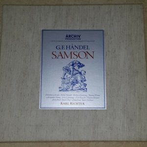 Handel – Samson  Karl Richter Archiv ?198 461/64 4 LP Box EX