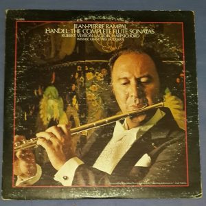 Handel The Complete Flute Sonatas Rampal Veyron-Lacroix Columbia Odyssey 2 LP
