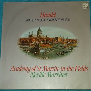 Handel ‎– Water Music Marriner Philips 9500 691 LP EX