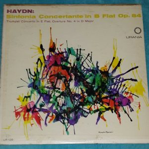 Haydn Sinfonia , Trumpet Concerto Swarowsky Jurgen Walther Urania UR 129 LP
