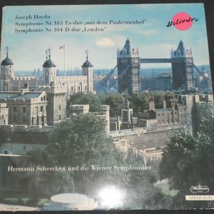 Haydn Symphonie Nr. 103 / 104  Hermann Scherchen Heliodor 478001 lp 1960 EX
