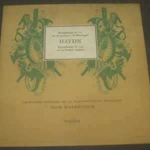 Haydn Symphonies No. 101 & 102  Igor Markevitch Columbia FCX 437 LP
