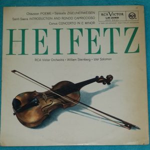 Heifetz – Chausson / Sarasate / Saint-Saens / Conus RCA LM-2069 ED1 LP