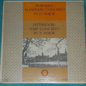 Hoffman / ‎Dittersdorf – Mandolin / Harp Concertos Pfluger Haarth  Urania LP