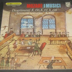 I MUSICI MOZART Divertimenti & Serenata notturna PHILIPS 6500 536 lp