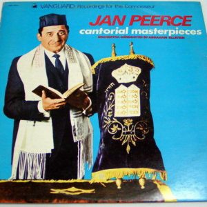 JAN PEERCE  Avraham Ellstein – Cantorial Masterpieces LP jewish judaica rare