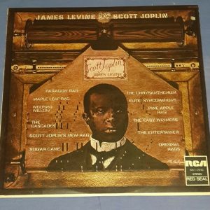 James Levine Plays Scott Joplin RCA  ARL1-2243 LP EX