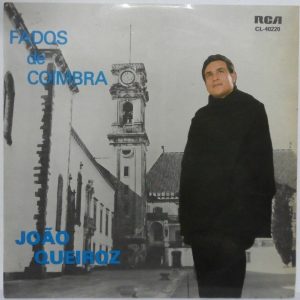 João Queiroz – Fados de Coimbra por Joao Queiroz LP RARE Portugal folk 1981 RCA