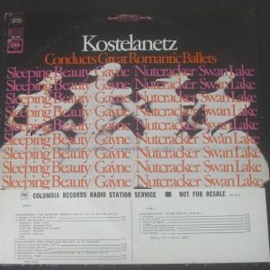 Kostelanetz / Tchaikovsky / khachaturian – Great Romantic Ballets Columbia lp