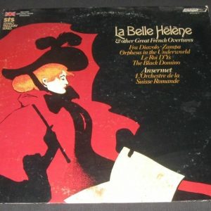 LA BELLE HELENE & OTHER  FRENCH OVERTURES ANSERMET  london STS 15217 lp