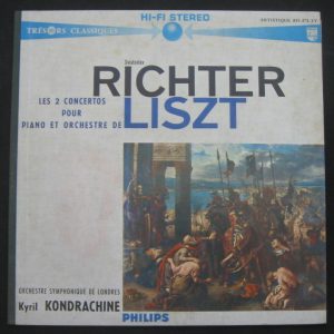 Liszt – Piano Concerto Richter Kondrashin Philips lp Gatefold