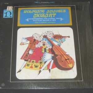 MOZART Divertimento for String Trio A Cordes Francais NONESUCH H-71102 lp EX
