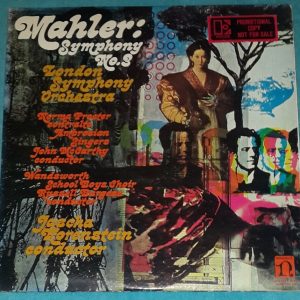 Mahler – Symphony No. 3 Jascha Horenstein  Nonesuch HB-73023 2 LP