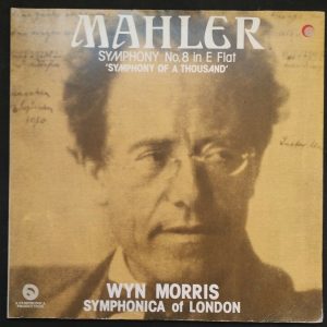 Mahler Symphony No. 8 Morris Symphonica SYMR 1/2 2 lp EX