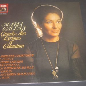 Maria Callas Grands Airs Lyriques Et Coloratura HMV EMI c 061-01013 LP EX