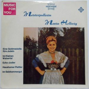 Maria Hellwig – Meisterjodlerin LP German Yodeling female vocal Telefunken