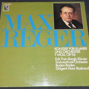 Max Reger – Piano Concerto Then-Bergh Rosbaud HMV EMI 1 C 053-28 929 lp ex