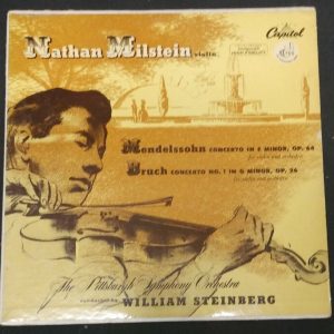 Mendelssohn / Bruch ‎- Violin Concertos Steinberg Milstein Capitol P8243 lp