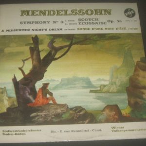 Mendelssohn Symphony No 3 Midsummer Night’s Dream van Remoortel Vox  STPL lp