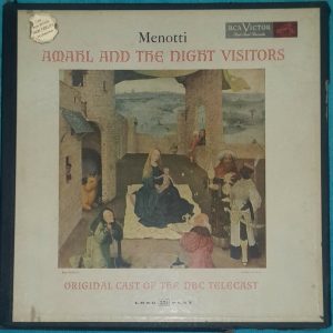 Menotti ‎- Amahl And The Night Visitors Thomas Schippers RCA LM-1701 Box LP 1952