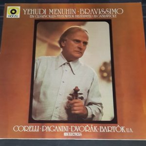 Menuhin  –  Bravissimo Corelli Paganini Etc horzu 1 C 049 01 824 Germany lp EX