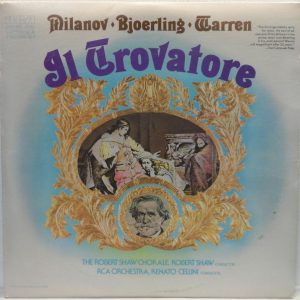 Milanov / Björling / Warren / Renato Cellini ‎VERDI – Il Trovatore 2LP Set RCA