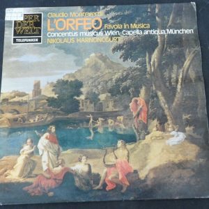 Monteverdi ‎- L’Orfeo Favola In Musica Harnoncourt Leonhardt Telefunken lp