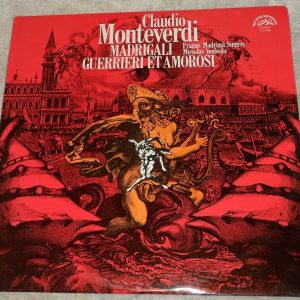 Monteverdi – Madrigali Guerrieri Et Amorosi Prague Madrigal Singers Venhoda lp