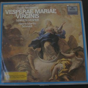 Monteverdi Vesperae Mariae Virginis Marien-Vesper Schneidt Archiv 2727018  2 lp