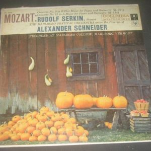 Mozart Concerto No. 9 / 12 Serkin , Schneider Columbia ML 5209 6-Eye LP EX