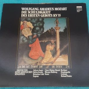 Mozart Die Schuldigkeit Des Ersten Bader Gebots Schwann AMS 714/15 2 LP EX