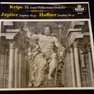 Mozart – Jupiter Symphony 41 Haffner Symphony 35 KRIPS DECCA LXT 5414 LP EX