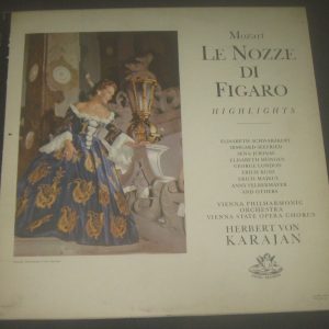 Mozart Marriage Of Figaro Highlights Karajan Schwarzkopf Angel 35326 1959 LP