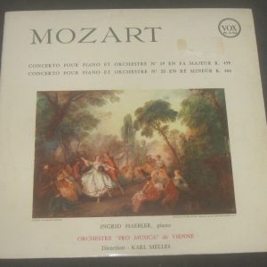 Mozart Piano Concertos 19 & 20 – Haebler / Melles VOX PL 11010 LP 1958