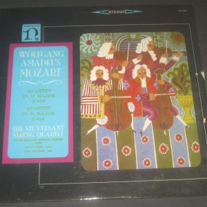 Mozart Quartets The Stuyvesant String Quartet  Nonesuch ‎ H-71035 LP