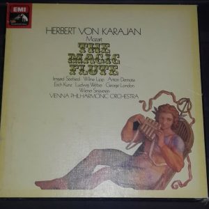 Mozart The Magic Flute Seefried Karajan HMV EMI SLS 5052 3 LP Box EX